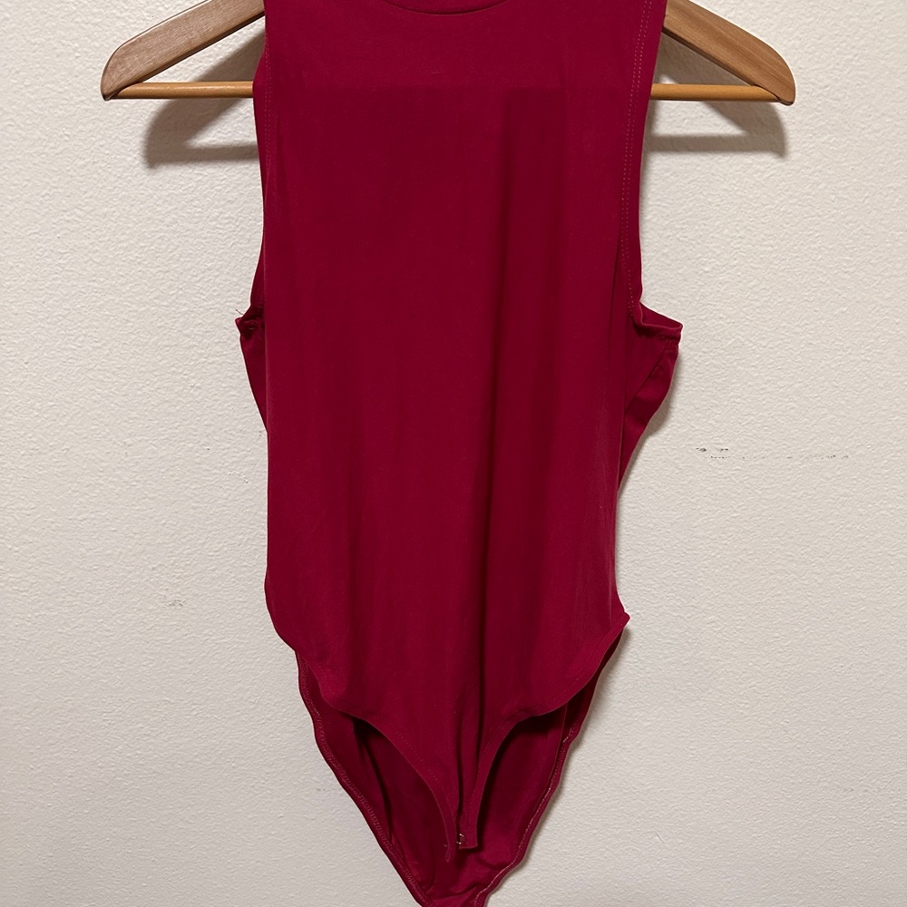 Plum Sleeveless Bodysuit
